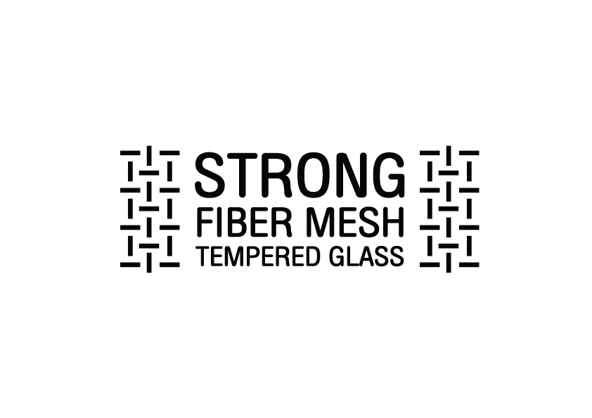 Strong Fiber Mesh Glass Logo