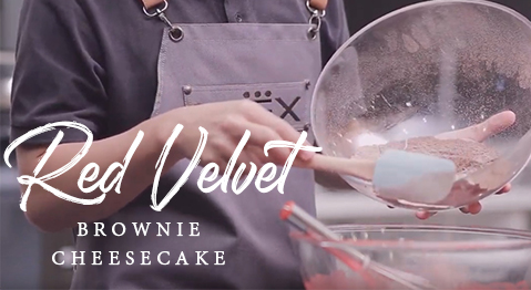 Red Velvet Brownie Cheesecake